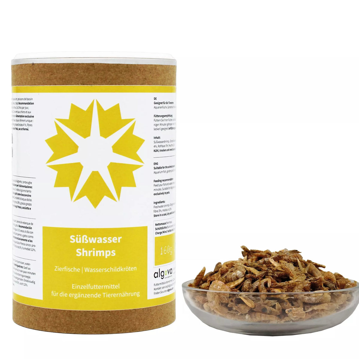 Süßwasser Shrimps getrocknet - 1000ml/160g