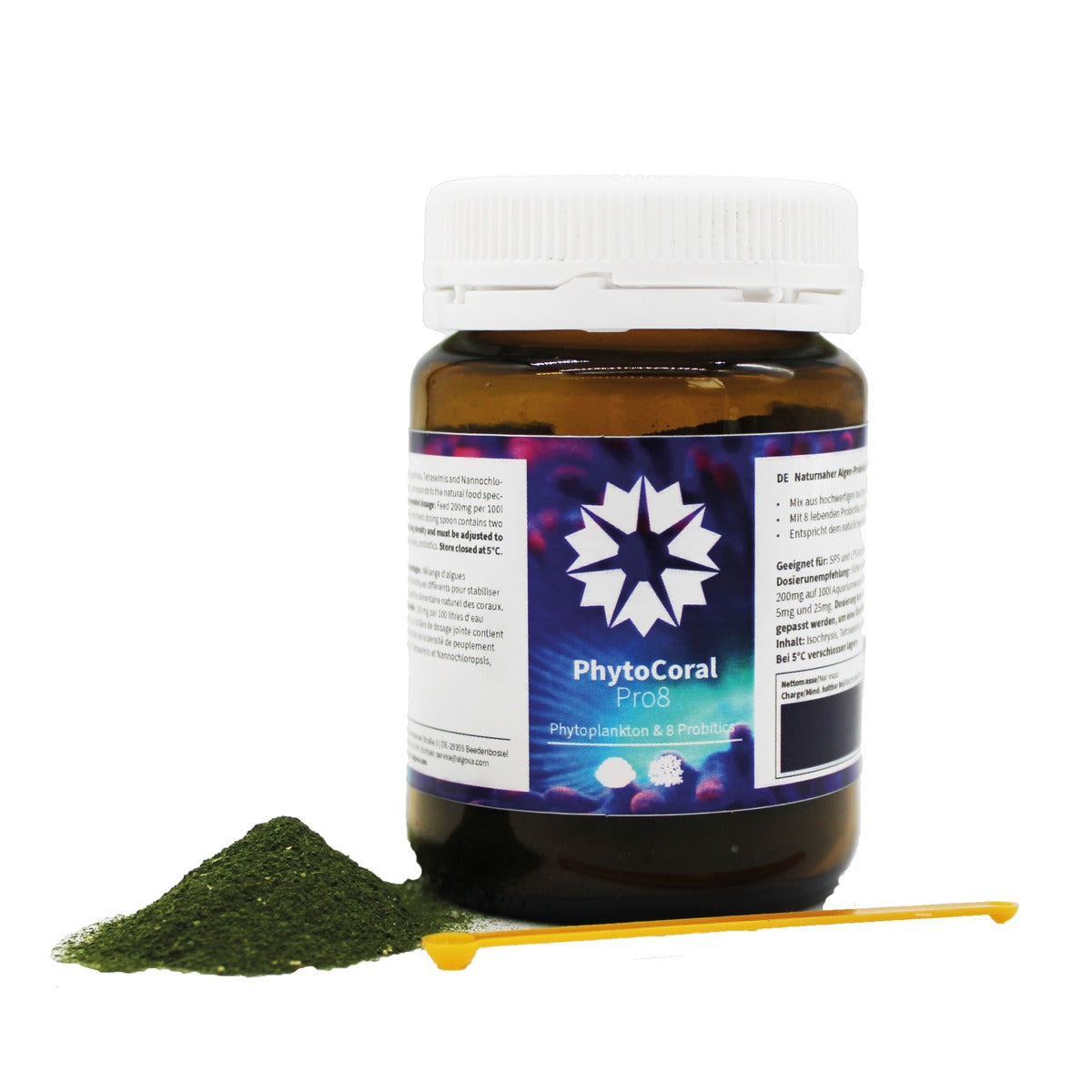 PhytoCoral - Premium Korallenfutter mit Tetraselmis, Isochrysis und Nannochloropsis