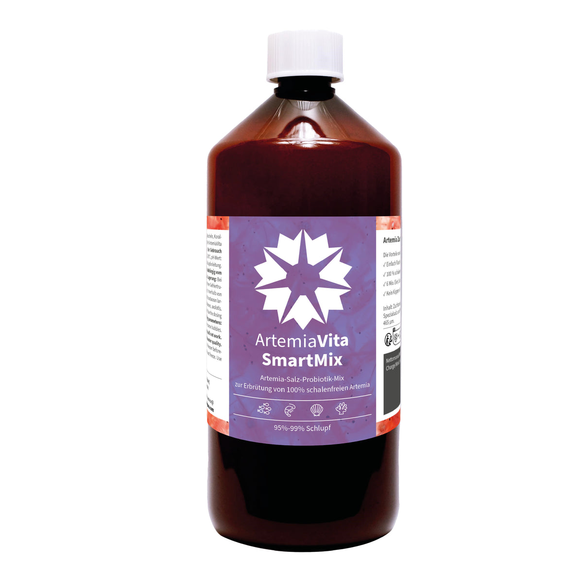 ArtemiaVita SmartMix - 1l - Uova di Artemia incl. sale - facile da dosare