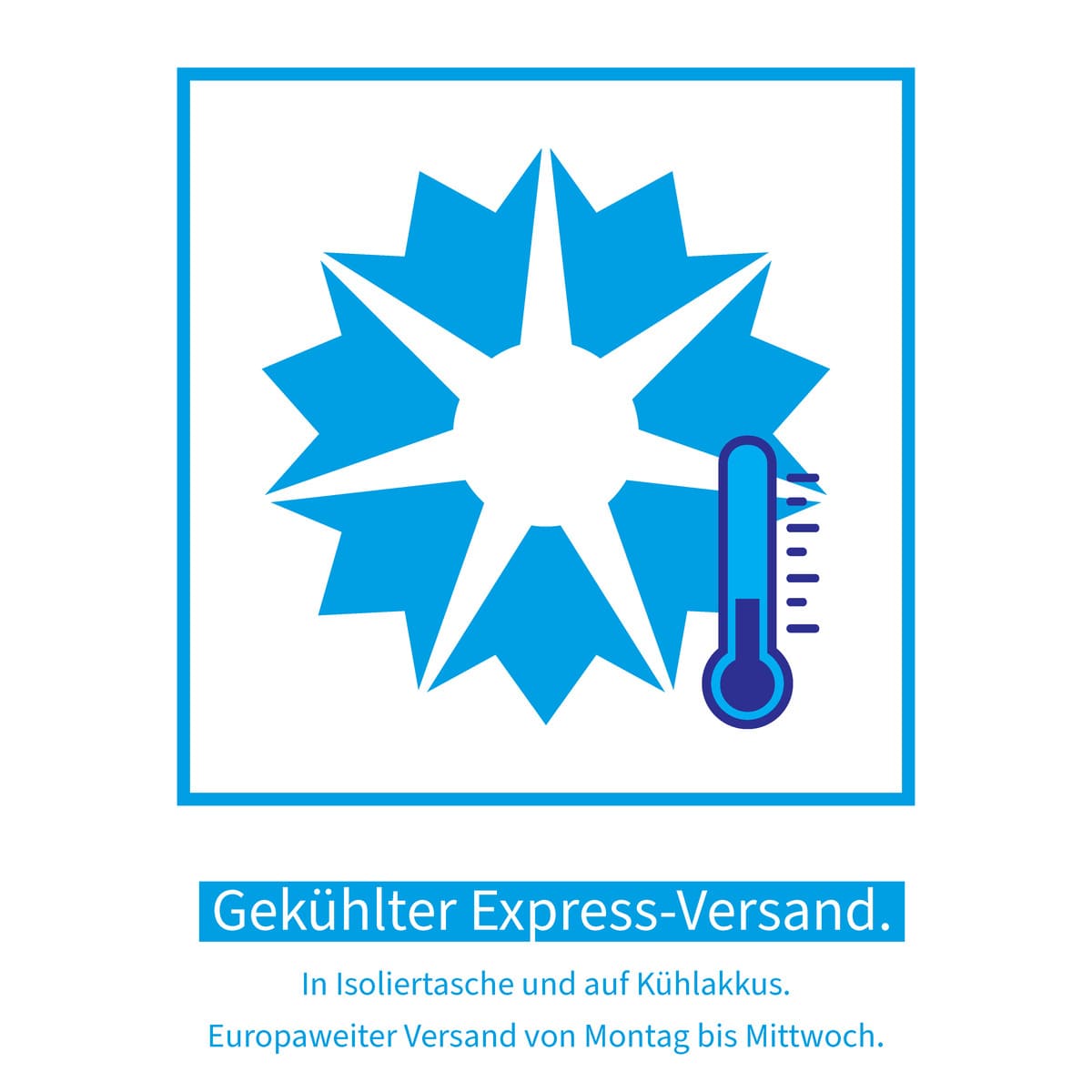 gekühlter express-versand eurpaweit