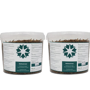 Mehlwürmer getrocknet in Premiumqualität - 2x5000ml