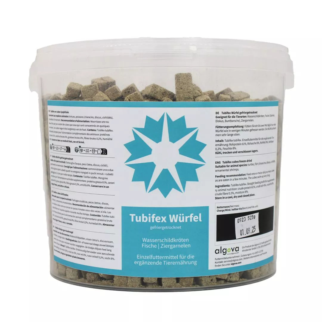 Tubifex Würfel - 5000ml/500g