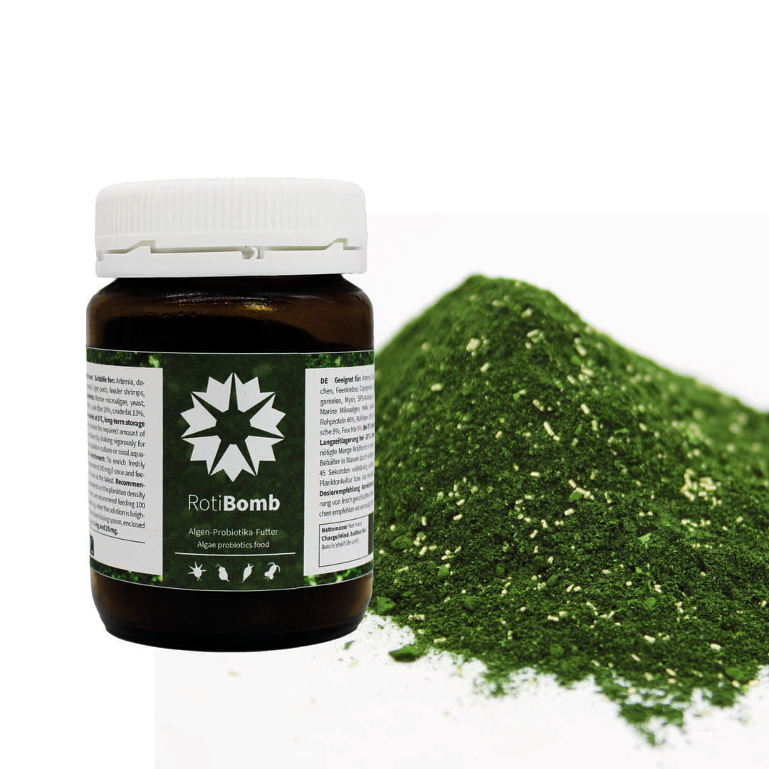 RotiBomb - Futter für Artemia, Daphnien und Zooplankton - 50g