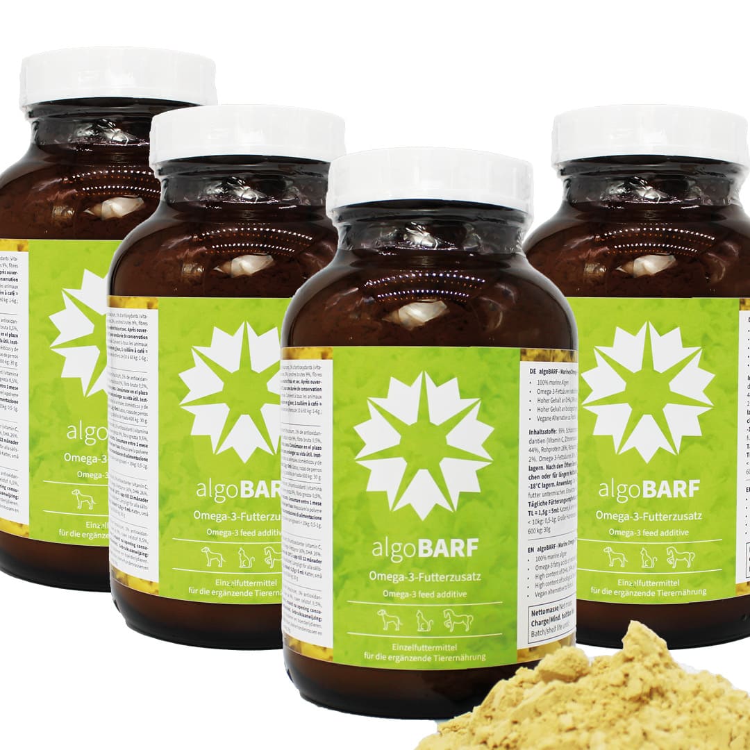 algoBarf Futterzusatz - Schizochytrium Alge - 4x500g
