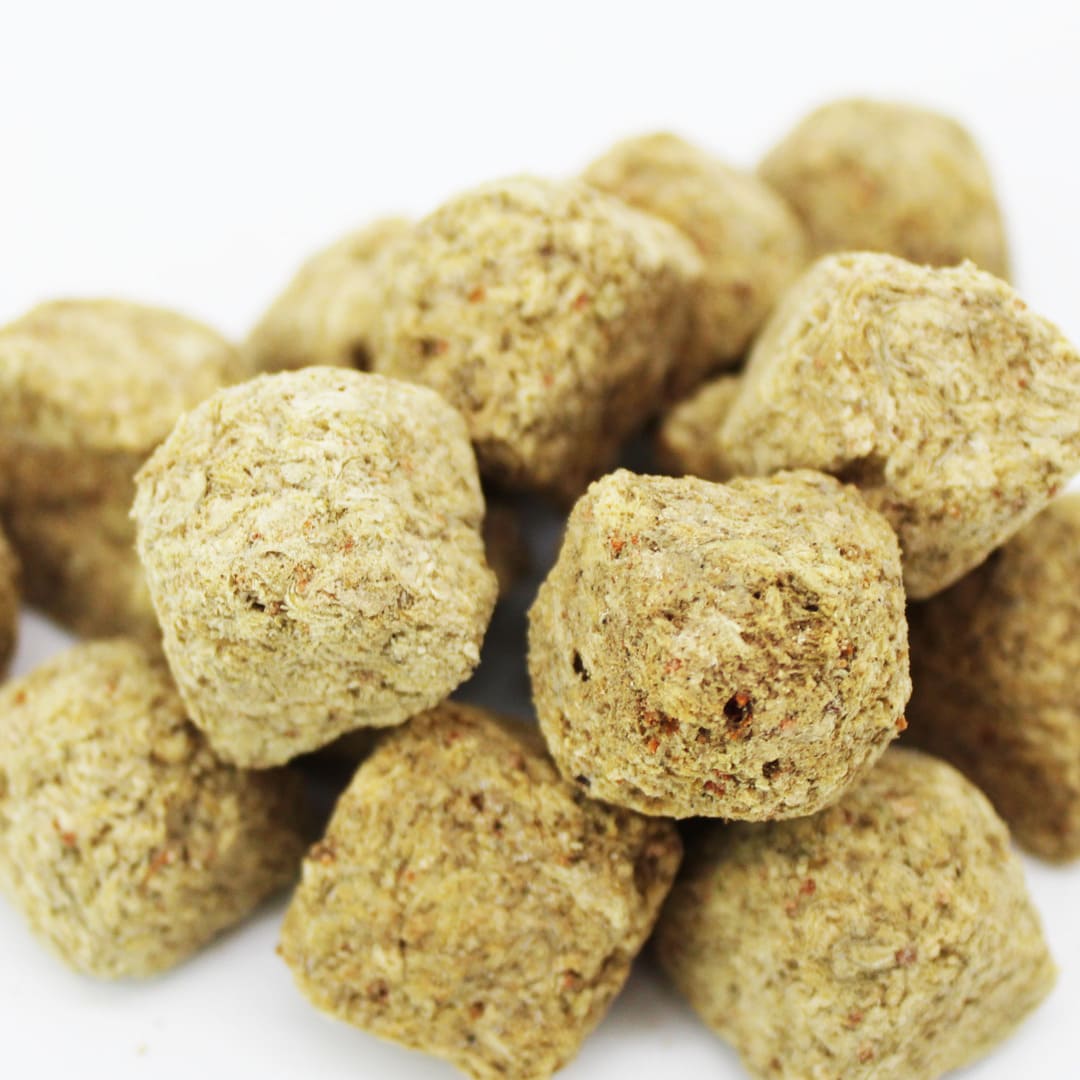 Tärningar av torkad Artemia