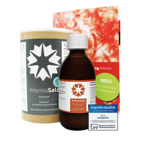ArtemiaVita StarterSet M mit 250ml ArtemiaVita und passenden Artemia Salz