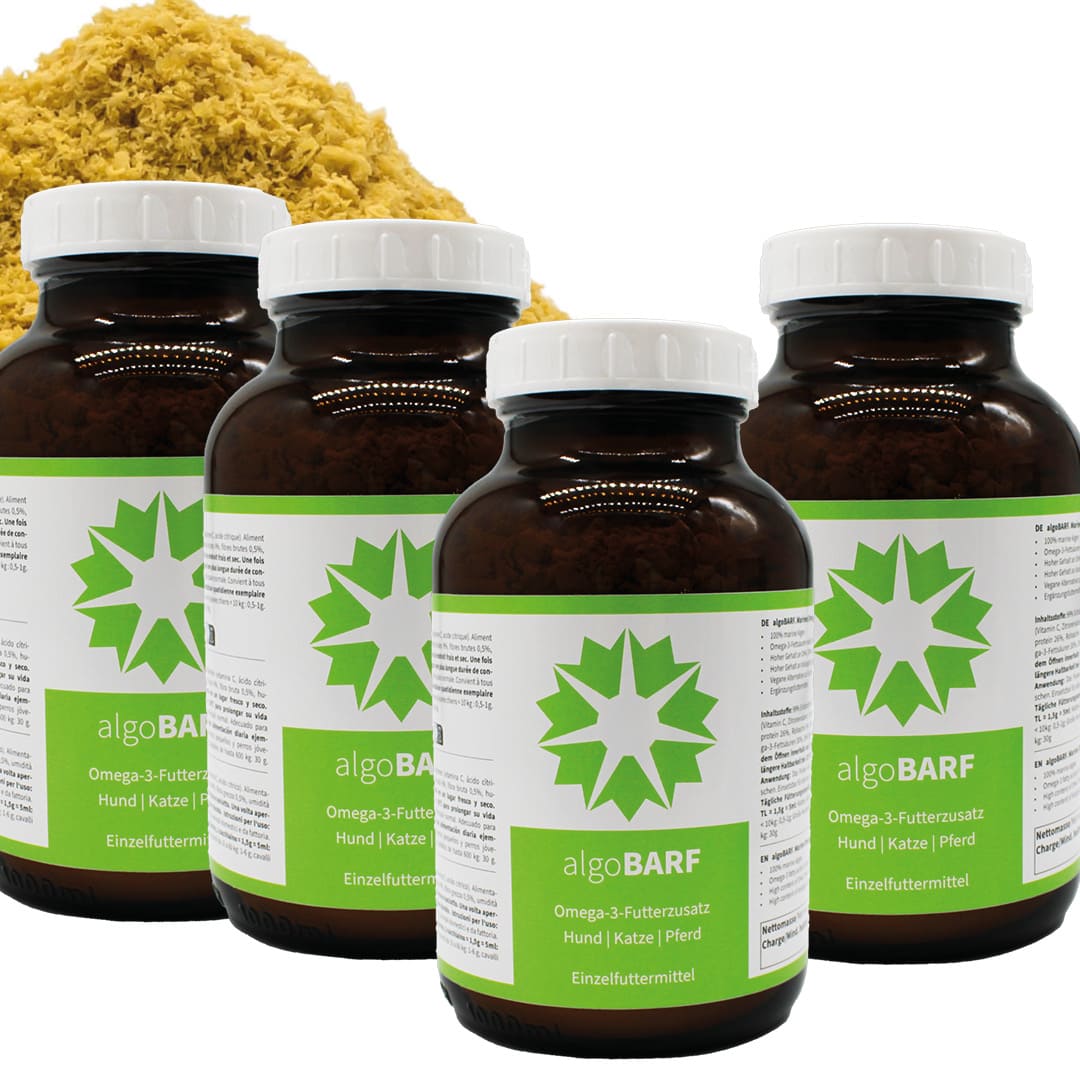algoBarf - Schizochytrium Pulver 4x500g